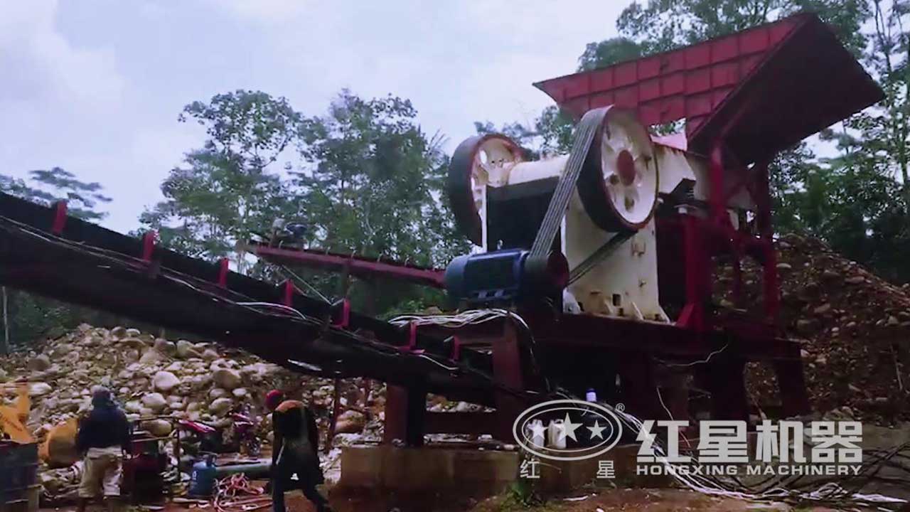時產150噸破碎生產線視頻-印尼客戶現場