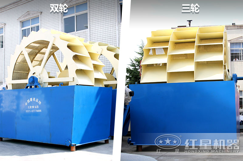 輪斗洗石機