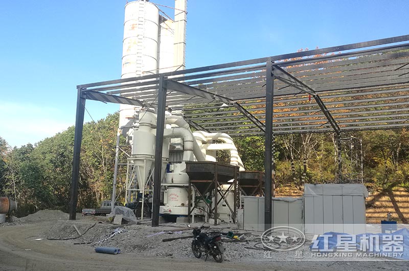 雷蒙磨粉機客戶現場實拍圖