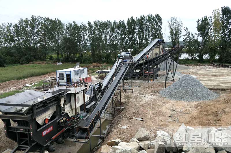 武漢小型碎石現場