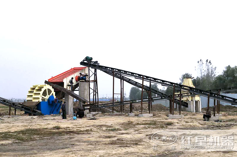 河南客戶(hù)小型打沙廠準(zhǔn)備投產(chǎn)使用
